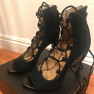 Saks Fifth Avenue Naylee Lace-up Pumps